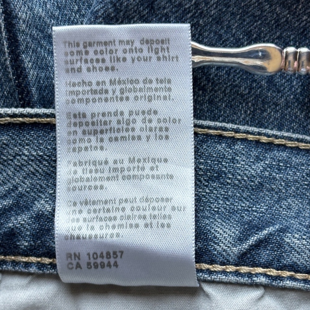 AG Adriano Goldschmied Hattie High Rise Barrel Wide Leg Blue Medium Wash Jean 29 - Picture 11 of 16